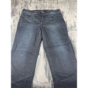 NYDJ Marilyn‎ Straight Jeans Womens Size 12 Stretch Dark Wash